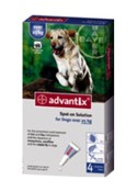 Bayer Advantix spot-on for dog over 25 kg weight